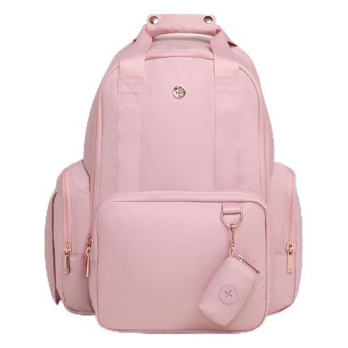 Huggies Signature Hug Pack Diaper Backpack, Bridal Rose, O/S