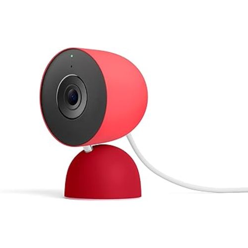 Google Nest Cam Indoor (Wired, 3rd Gen) - Security Camera - 2025 - Berry