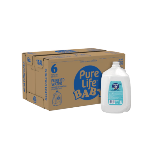Pure Life® Baby Purified Water 1 Gallon Jug (6 Pack)