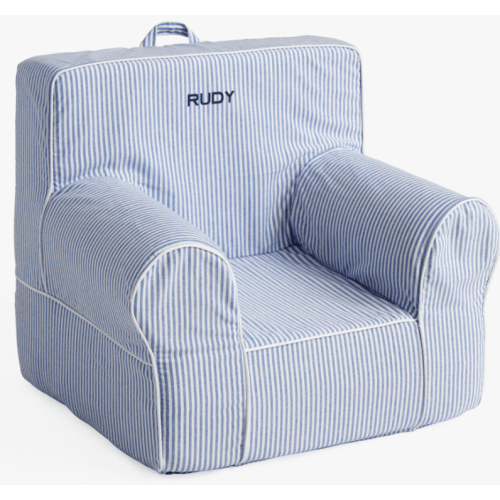 My First Anywhere Chair®, Twill with White Piping