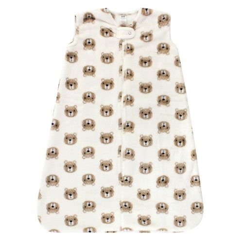 Hudson Baby Unisex Baby Plush Sleeveless Sleeping Bag, Sack, Blanket, Bear, 0-6 Months