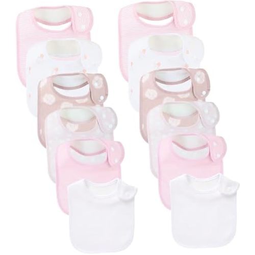 Baby Bibs Soft and Absorbent Organic Cotton Bandana Drool Bibs Set for Boys Girls Newborn 0-36 Months