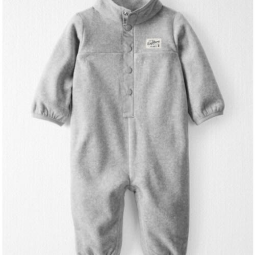 Baby Microfleece Jumpsuit Made with Organic Cotton