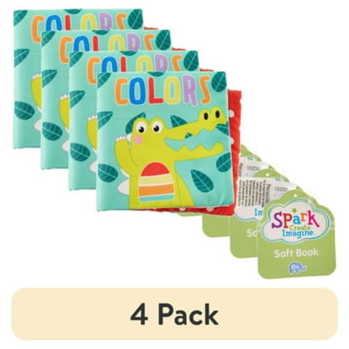 (4 pack) Spark Create Imagine Soft Book, Colors