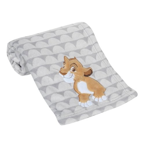 Disney Baby THE LION KING Gray Fleece Appliqued Baby Blanket
– Lambs & Ivy