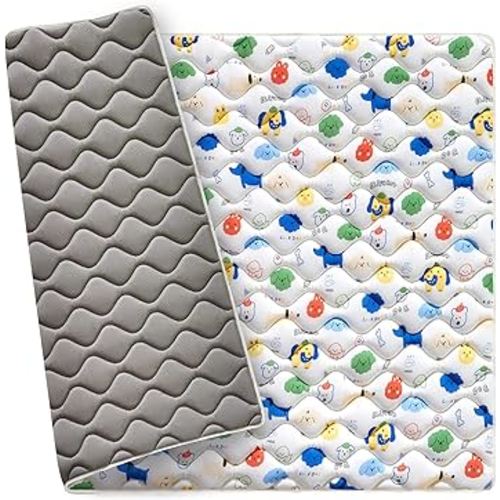 Premium Foam Baby Play Mat 47" X 47", Thick One-Piece Crawling Mat, Odorless Baby Mat Floor Mat, Non-Slip Cushioned Baby Playmat for Infants,Babies,Toddlers. Machine Washable for Easy Care.