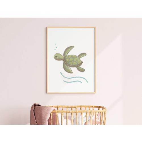 Sea Turtle Print - 11x14