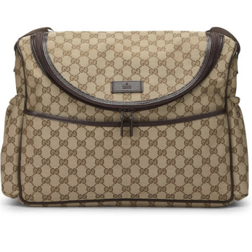 Amazon.com: Gucci, Pre-Loved Original GG Canvas Diaper Bag, Brown : Luxury Stores