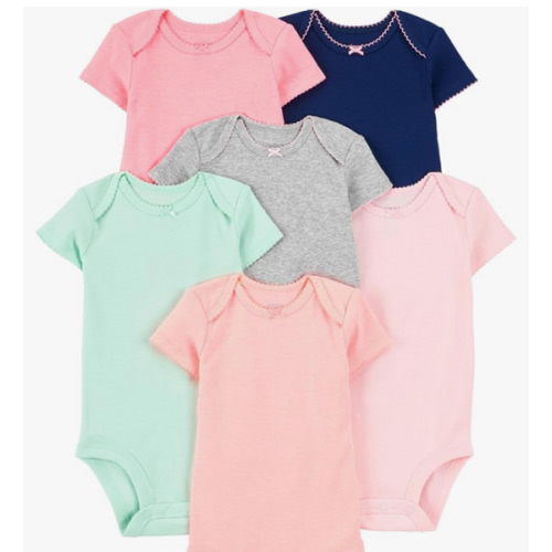 Simple Joys by Carter's Baby-Girls 6-Pack Short-Sleeve Bodysuit