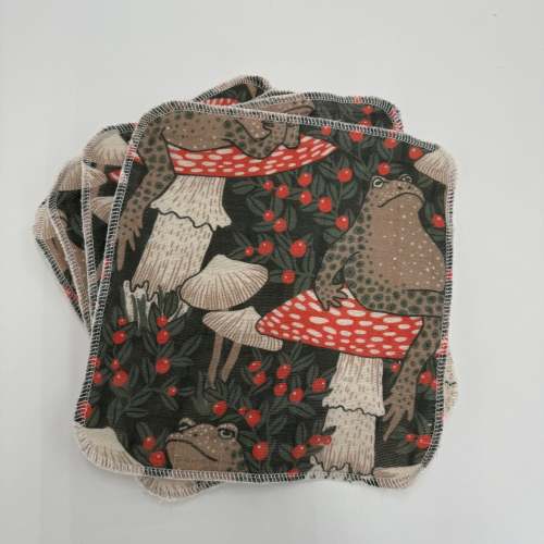 Baby Washcloths, Muslin, Reusable Wipes, Newborn Gift, Baby Essentials, Set of 4