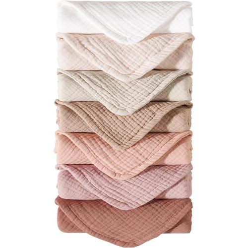 Muslin Baby Burp Cloths Set