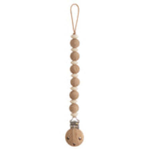 Mushie Silicone Pacifier Clip | Luna