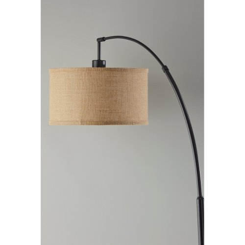 Carson Carrington Ylserod Antique Bronze Arc Floor Lamp