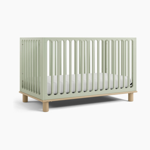 Storkcraft Sicily Deluxe 3-in-1 Convertible Crib - Sage With Driftwood