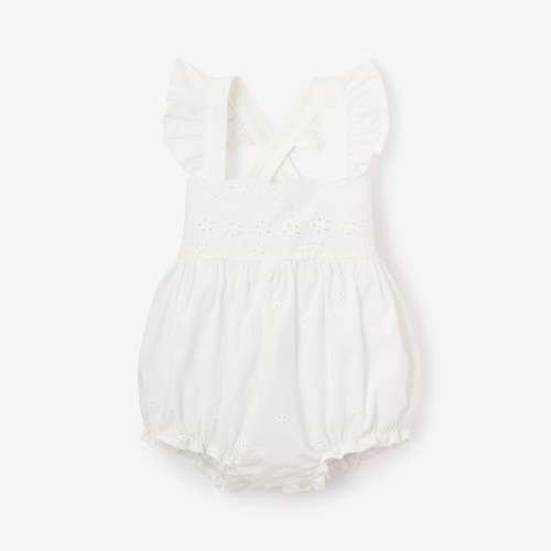 Eyelet Lace Ruffle Sunsuit