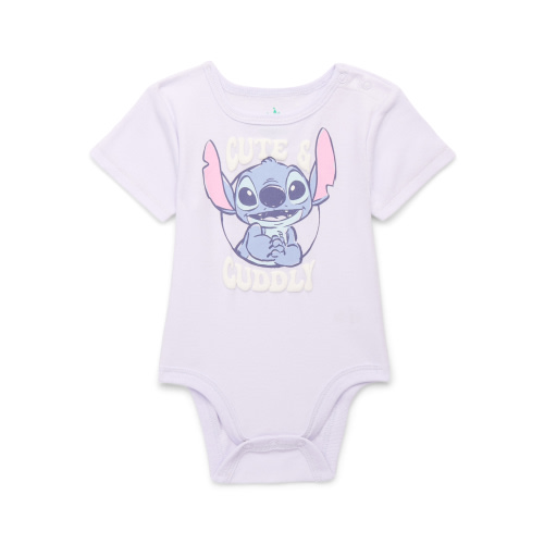 Disney Lilo & Stitch Baby Bodysuits, 2-Pack, Sizes 0/3 Months-24 Months
