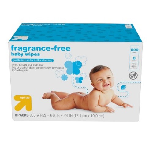 Fragrance Free Baby Wipes Refill Pack - 800ct - Up&Up™