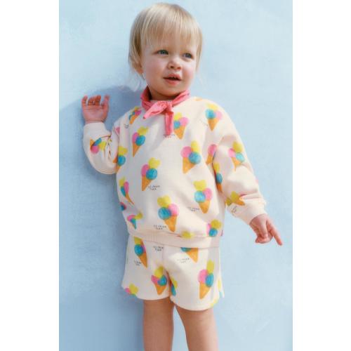 ICE CREAM PRINT SWEATSHIRT - Pink | ZARA United States