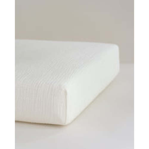 Childrens' Breathable Organic Cotton Gauze Fitted Sheet | Willaby – willaby