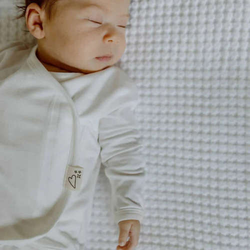 Organic Footie, Milk - Bonsie Baby | Maisonette