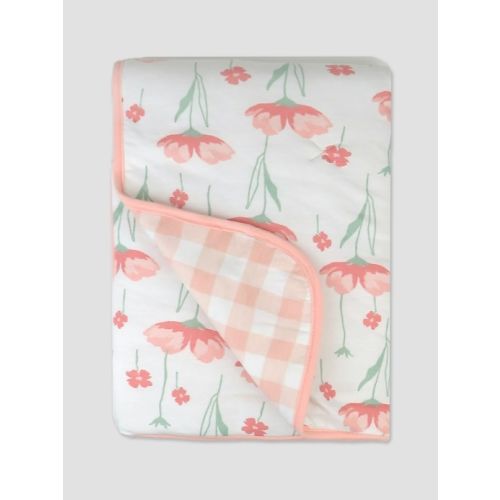 Honest Baby Clothing Organic Cotton Reversible Baby Blanket