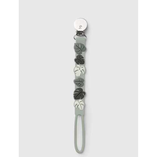 Pacifier Clip - Beadless - Monstera