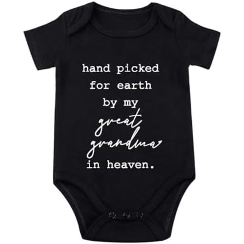 listery Great Grandma Bodysuit Hand Picked For Earth By My Grandma Newborn Hand Picked Great Grandma Clothes Boy Girl