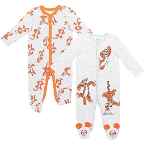 Disney Winnie the Pooh Lion King Monsters Inc. Pixar Toy Story Baby 2 Pack Sleep N' Play Coveralls Newborn to Toddler