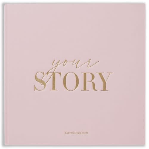 Baby Girl Baby Book - Pink Baby Memory Book - Babies Record Book & Photo Album - New Mom Gift for Newborn Baby Girl or Boy, Great For Girl Baby Showers (Pink)