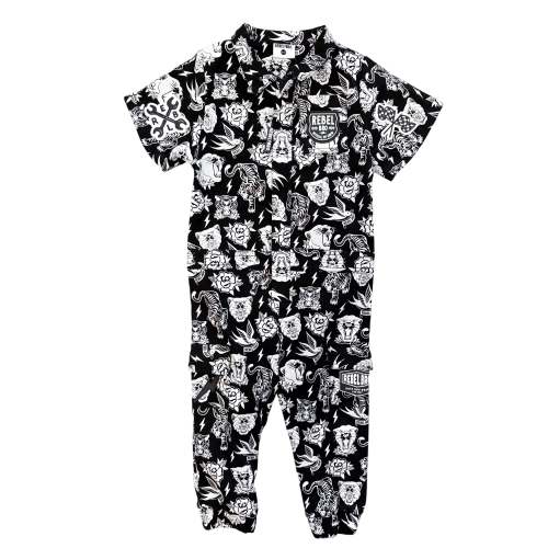 Pit Crew Romper in Born to be Wild