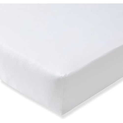Burt's Bees Baby Essential Organic Cotton Fitted Crib Sheet, Breathable for Boy Girl Standard Crib & Toddler Mattresses | Breathable, for Boy Girl, Toddler Mattresses
