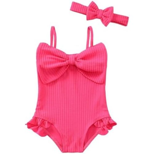 Mioglrie Toddler Baby Girl Swimsuit Infant Bathing Suits Summer Beach Swim Suit Newborn One Piece Swimwear for Girls