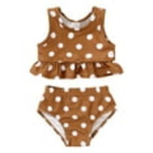Younger Tree Toddler Baby Girls Summer Swimsuit Cute Sleeveless Swimwear Two-Piece Suit Beach Bikini for 12-18 Months