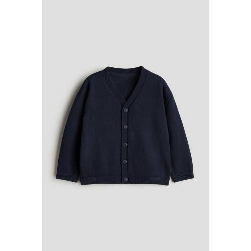 WAFFLE-KNIT CARDIGAN