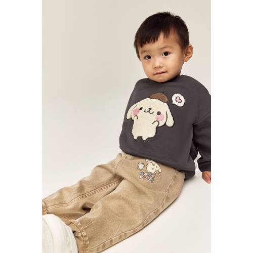 TAPERED COTTON JEANS