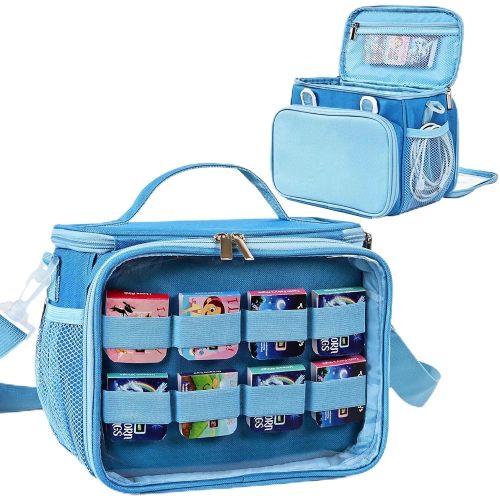 Carrying Case Compatible with Little Tikes Story Dream Machine, Storage Bag Fits for Story Dream Machine cartridges, Character（Show & Go Storage Case）