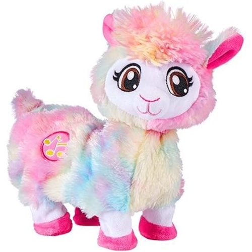 Pets Alive Rainbow Bonnie The Booty Shakin Llama Battery-Powered Dancing Robotic Toy by ZURU, 1 Count (Pack of 1)