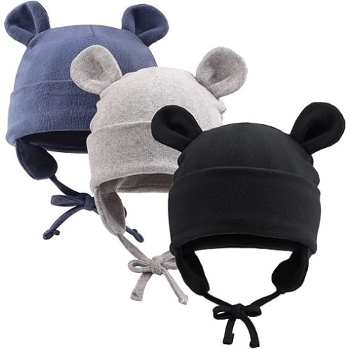 JANGANNSA Winter Baby Newborn Hat Cotton Baby Boy Beanie Autumn Infant Girls Hats New Born Hospital Bonnet
