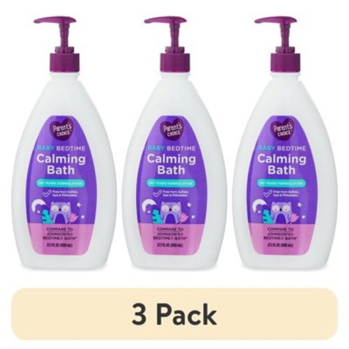 (3 pack) Parent's Choice Baby Bedtime Calming Bath, 27.1 oz