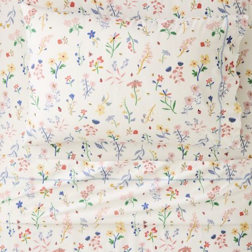 Kids Little Garden Floral Sheet Set Twin