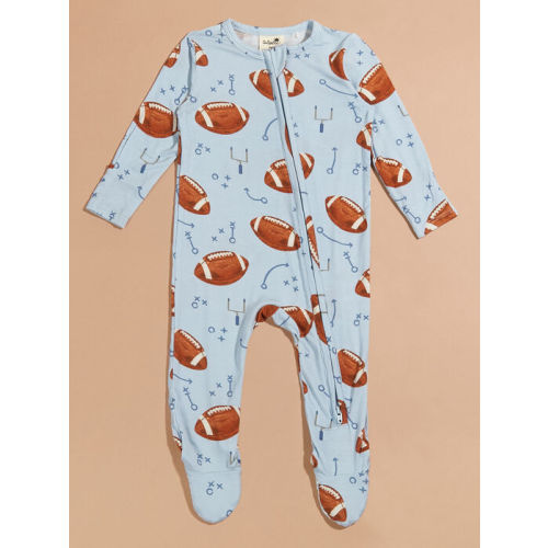 Baby Blitz Footie in Blue | Tullabee