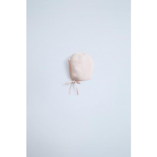 100% CASHMERE BONNET - Light pink | ZARA Australia