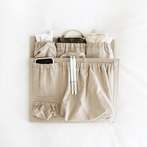 ToteSavvy Canvas Fabric Tote Organizer