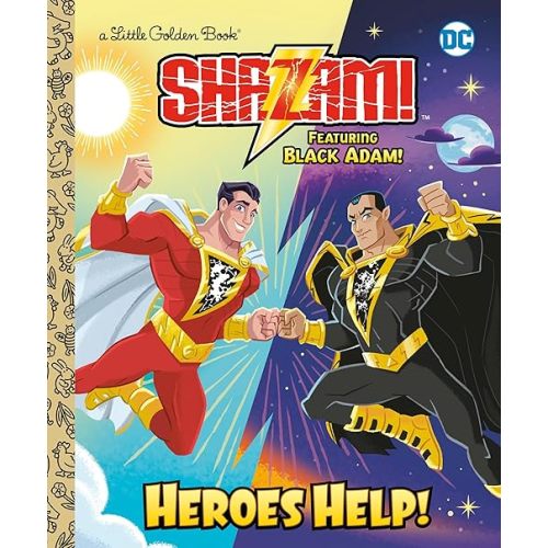 Heroes Help! (DC Shazam!): Featuring Black Adam! (Little Golden Book) Hardcover – Picture Book, September 6, 2022