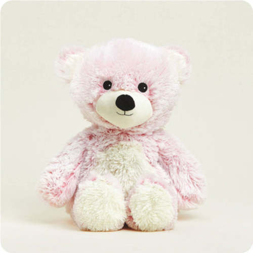 Pink Marshmallow Bear Warmies | Microwavable Pink Marshmallow Bear Warmies Stuffed Animal | Warmies USA
