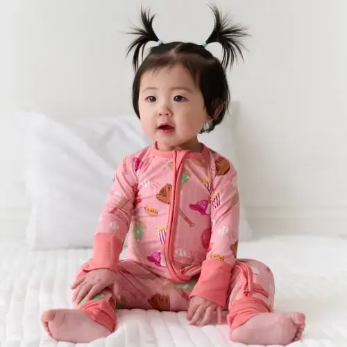 Pink All Stars Zippy - Little Sleepies