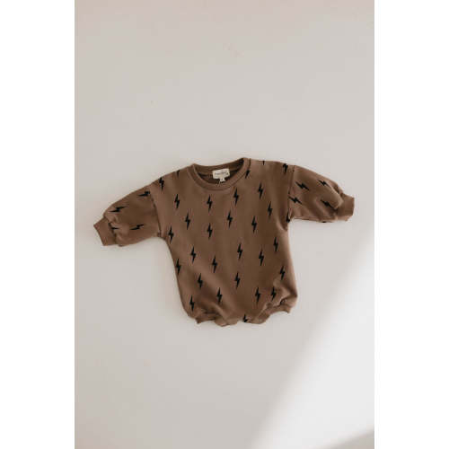 Long Sleeve Romper | Lightning Bolt