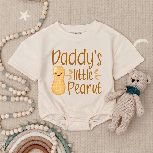 Daddy's Little Peanut Baby Romper, New Dad Outfit, Lil Peanut, Baby Boy Peanut, Peanut Baby Shower Gift, Daddys Lil Peanut, Little Peanut