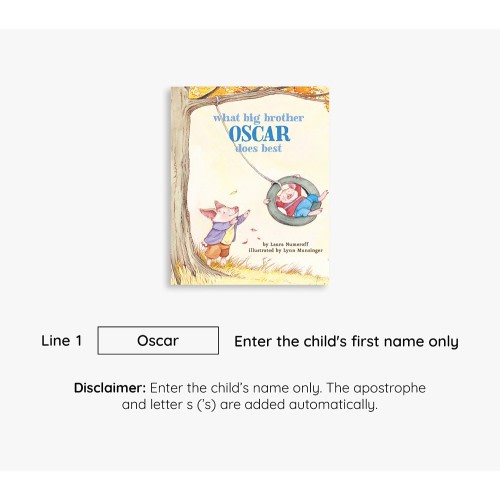 Brother Does Best Personalized Book