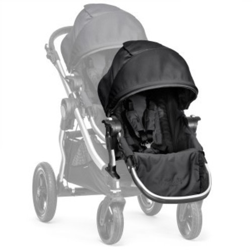 Baby Jogger City Select Second Seat Kit - Silver Frame - Onyx - Free Shipping - BabyCubby.com